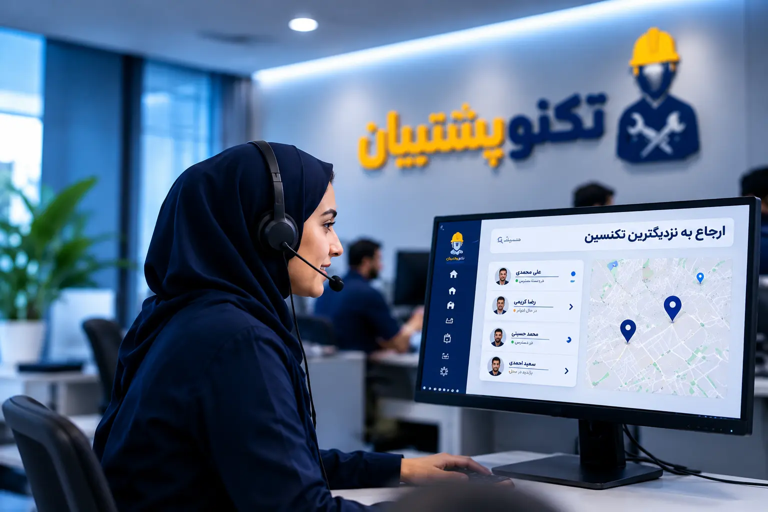 ارجاع درخواست به متخصص تکنو پشتیبان