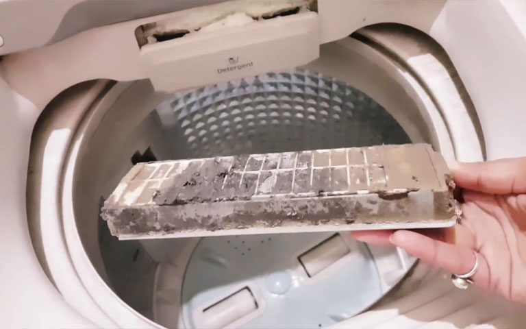 جرم گیری ماشین لباسشویی