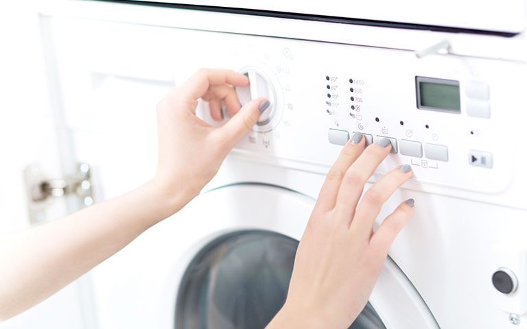 جلو نرفتن تایمر ماشین لباسشویی