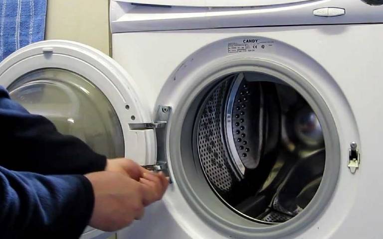 بسته نشدن در ماشین لباسشویی