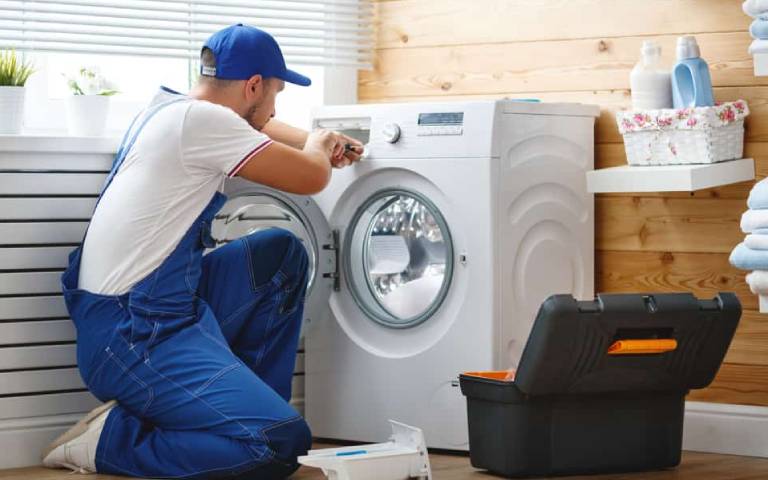 بوی سوختگی از ماشین لباسشویی