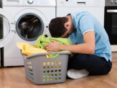 علت خشک نشدن لباس در ماشین لباسشویی