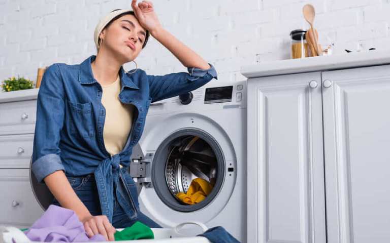 علت کار نکردن دور تند ماشین لباسشویی