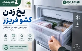 یخ زدن کشوی فریزر
