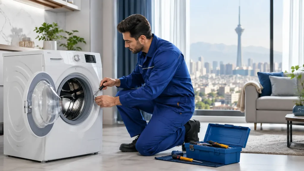تعمیر ماشین لباسشویی در شهرک غرب