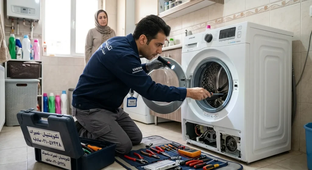تعمیر ماشین لباسشویی سامسونگ در صادقیه